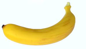 Jouet en vinyle pour chien Banane 22 cm 