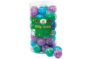 Balle " Kitty-Crazy " déroutante jouet pour chat 5 cm