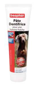 Beaphar Pâte dentifrice   2 enzymes gout foie 100g 