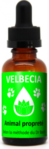 Velbecia FLEUR DE BACH sans alcool animal propreté 30 ml