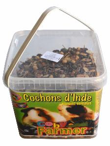 Aliment complet pour cochons d'inde Coby Farmer 2 kg en seau