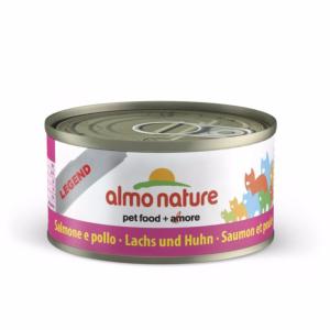 Almo Nature chat boite Saumon et Poulet Legend 70 gr