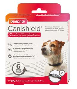 Collier antiparasitaire chien Canishield à la Deltametrine 0,77 g