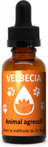 Velbecia FLEUR DE BACH sans alcool animal agressif 30 ml