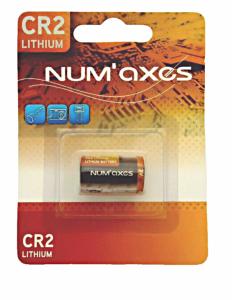 Pile Lithium cylindrique CR2 Num'axes  ( pour antfugue & 200first )