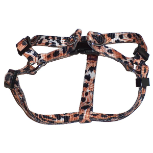 Harnais en nylon tissé "Léopard" pour chien 35 - 55 cm x 15 mm