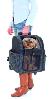 Valise à roulettes pour chien ou chat  32 x 29 x h52cm 