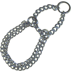 Collier 1/2 étrangleur pour chien 50 cm x 2,5 mm