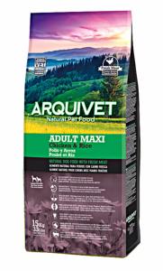 Arquivet croquettes chien adulte maxi large poulet riz 15 kg