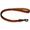 Laisse en cuir double pour chien 60 cm x 20 mm