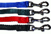 Laisse nylon pour chien 120 cm x 15 mm (noir,rouge,bleu,vert clair)