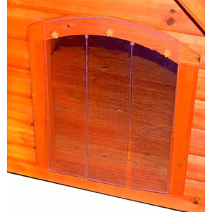 Porte pour la niche en bois avec pente Taille 3