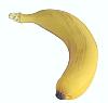 Jouet en vinyle pour chien Banane 22 cm 