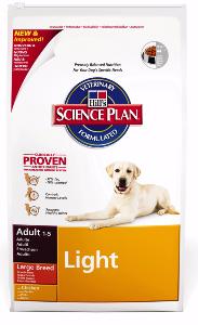 Hill's Science Plan " Large Light " croquettes poulet  chien 18 kg