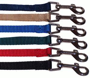 Laisse nylon pour chien 110 cm x 15 mm ( 6 couleurs)