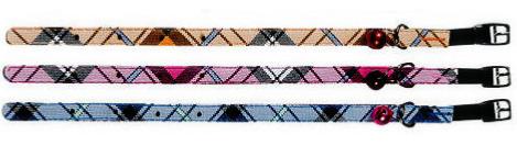 Collier Pour Chat Nylon Et Galon Ecossais Avec Large Elastique 30 Cm X 10 Mm Collier Pour Chat Nylon Et Galon Ecossais Avec Large Elastique 30 Cm X 10 Mm