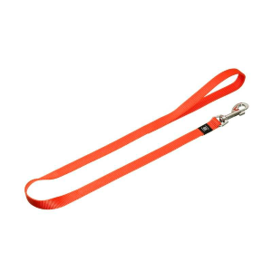 Laisse nylon 20mm 100cm  (orange)