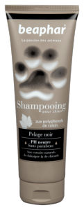 Premium Beaphar Shampoing poil noir chien châtaigne & chicorée 250ml